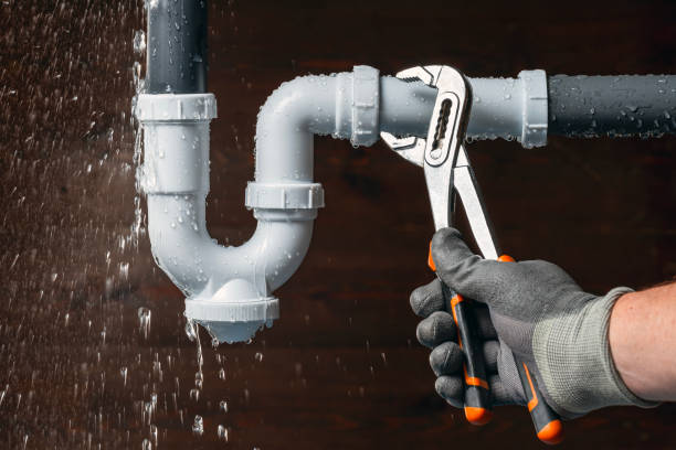 Professional Drain Cleaning technician working in Newport, NJ